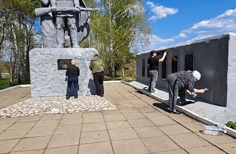 На территории района проходят последние подготовительные этапы к празднованию Дня Победы