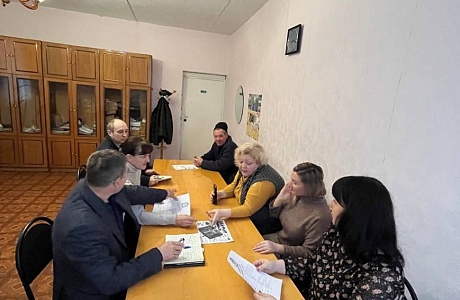 Заседание Совета общественности села Сосновка
