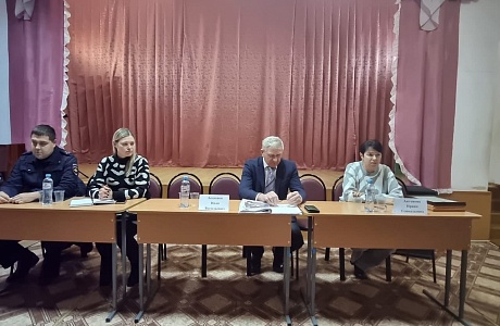 Встреча с населением в с.Вазерки 