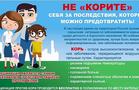 ПРОФИЛАКТИКА КОРИ (памятка для населения) ПРОФИЛАКТИКА КОРИ (памятка для населения)