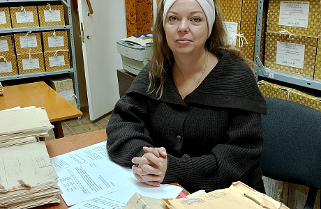 Работа пользователей архивной информации в архивном отделе администрации Бессоновского района