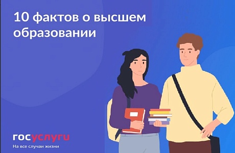 Госуслуги: 10 фактов о высшем образовании