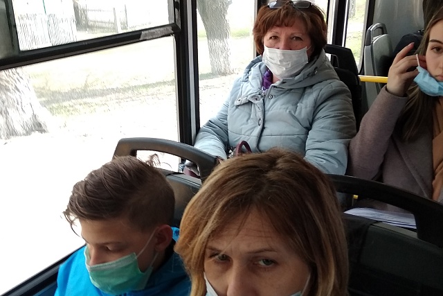 В селе Бессоновка проведен очередной рейд на пассажирском транспорте по соблюдению «масочного режима»