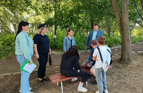 Межведомственный рейд в с. Бессоновка, с. Ухтинка 15.08.2025