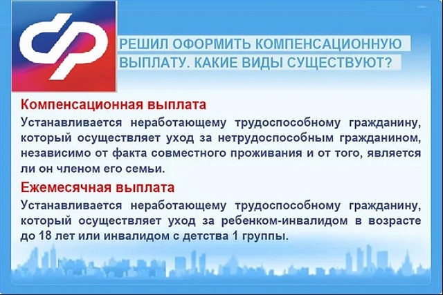 Выплаты по уходу за нетрудоспособными гражданами, детьми-инвалидами и инвалидами с детства I группы Выплаты по уходу за нетрудоспособными гражданами, детьми-инвалидами и инвалидами с детства I группы