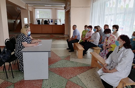 Встречи с трудовыми коллективами по вопросу вакцинации 
