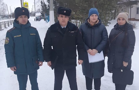 Межведомственный рейд в с. Вазерки, с. Александровка