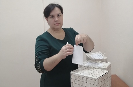Прием документов от организаций - источников комплектования  архивного отдела администрации Бессоновского района Пензенской области.