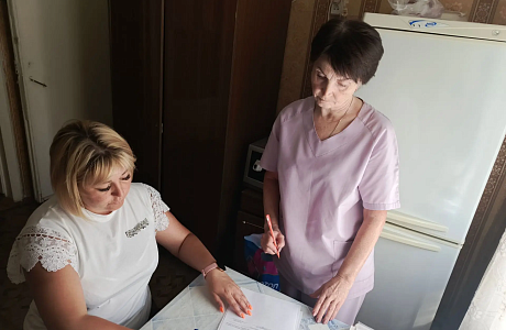 Посещение получателей социальных услуг в рамках системы долговременного ухода