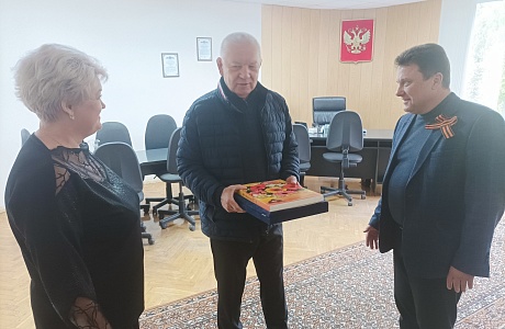 Поздравили  с присвоением звания «Почетный гражданин Бессоновского района Пензенской области»