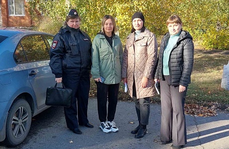 Состоялся рейд рабочей группы по  семьям, находящимся в трудной жизненной ситуации