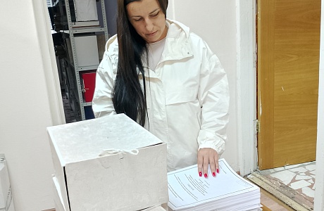 Прием документов постоянного срока хранения   МБОУ СОШ № 1 с.Грабово Бессоновского района Пензенской области  в архивный отдел администрации  Бессоновского района.   