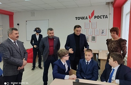 Министр образования Пензенской области с рабочим визитом посетил МБОУ СОШ с. Бессоновка
