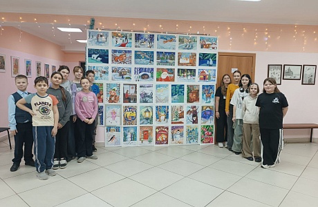 Новогодние выставки учащихся художественного отделения детской школы искусств Бессоновского района