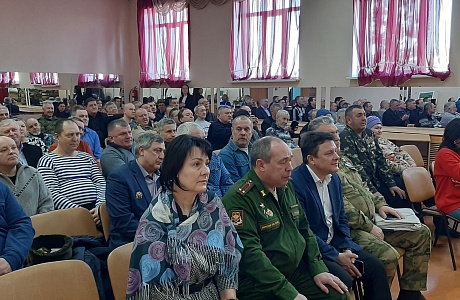 Отчетно-выборное собрание в общественной организации воинов-афганцев