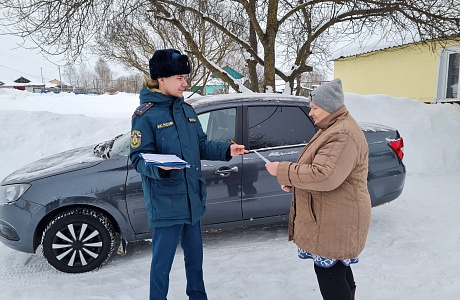 О проведение профилактического рейда по соблюдению правил пожарной безопасности на территории населённых пунктов Бессоновского района Пензенской области 