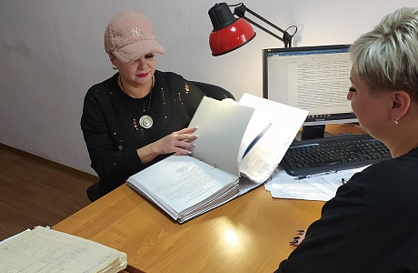 Ознакомление с работой архива  Администрации Проказнинского сельсовета Бессоновского района Пензенской области  по всем направлениям деятельности