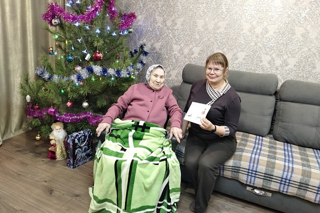 Жительница села Вазерки Мария Сергеевна Кишенина отметила 95‑летний юбилей
