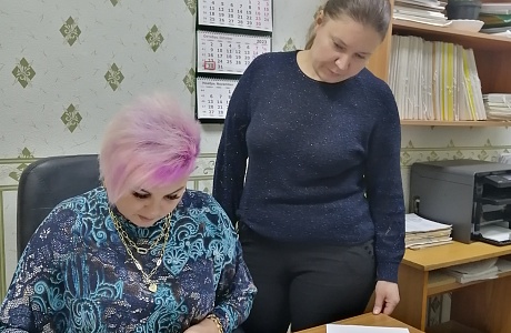 Прием документов от организаций - источников комплектования  архивного отдела администрации Бессоновского района Пензенской области  в связи с реорганизацией