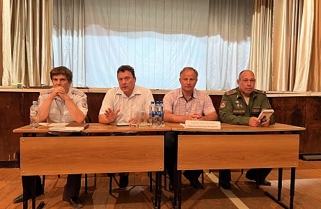 Встреча с населением в с. Грабово
