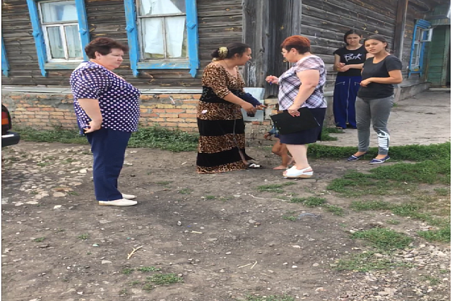 Состоялся рейд, направленный на выявление нарушений правил благоустройства в селе Полеологово