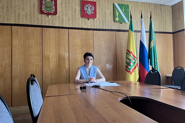 Начальник отдела экономики и инвестиционного развития Кристина Петлина приняла участие в совещании в режиме видеоконференцсвязи