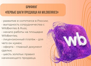 Брифинг «Первые шаги продавца на Wildberries»