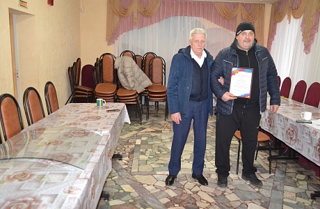 Начальник управления развития сельского хозяйства Михаил Горшенин посетил хозяйство Сергея Зюзина