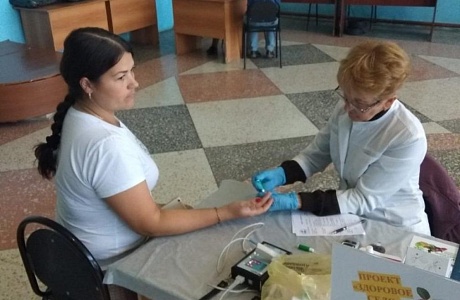 Рабочий выезд специалистов Областного центра медицинской профилактики