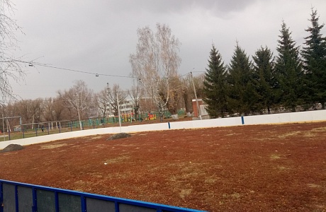 Подготовка хоккейных площадок к работе в зимний период.