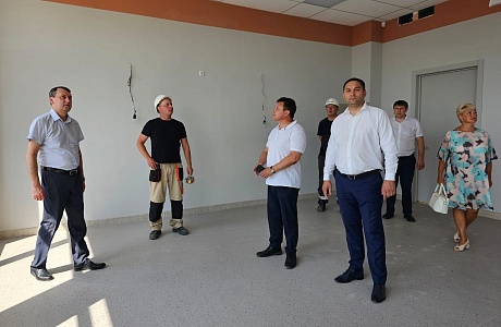 На территории строящейся школы в с.Бессоновка состоялось рабочее совещание 