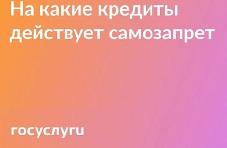 Самозапрет на получение кредитов: какие правила