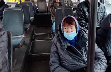 В населенном пункте с. Бессоновка  проведен очередной рейд в пассажирском транспорте   по соблюдению «масочного режима»