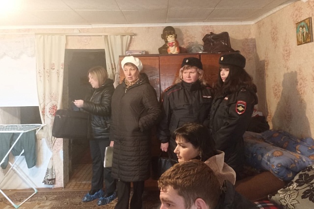 Внеплановый межведомственный выезд в семью с.Чертково