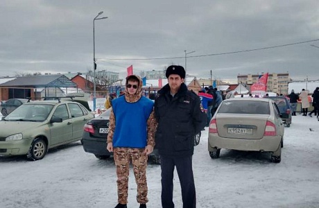 Дежурство членов добровольной народной дружины