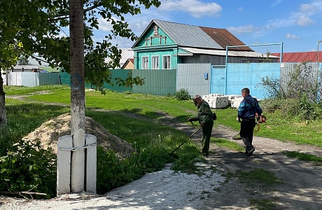 сезонные работы по благоустройству зелёных зон и покосу травы